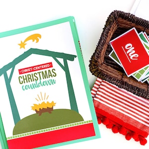 Christ Centered Christmas Countdown, Family Advent Calendar, Digital Download, Christmas Activity, Countdown to Christmas, Kids Countdown