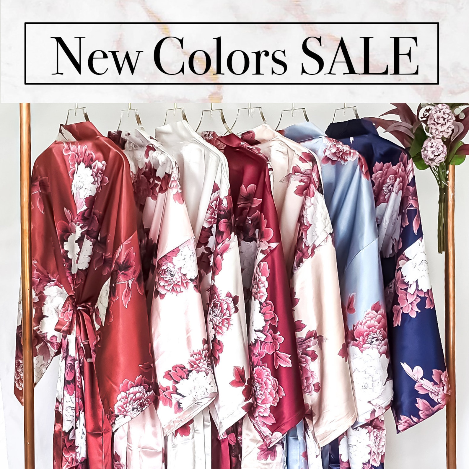 Bridal Party Robes/ Bridesmaid Robes/ Floral Robe/ Bridesmaid Etsy