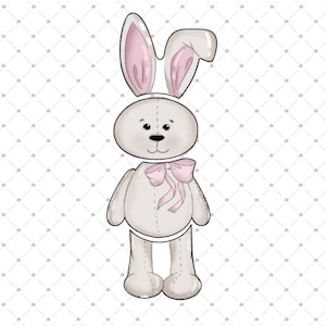 Stuffed Bunny Cookie Cutter Set