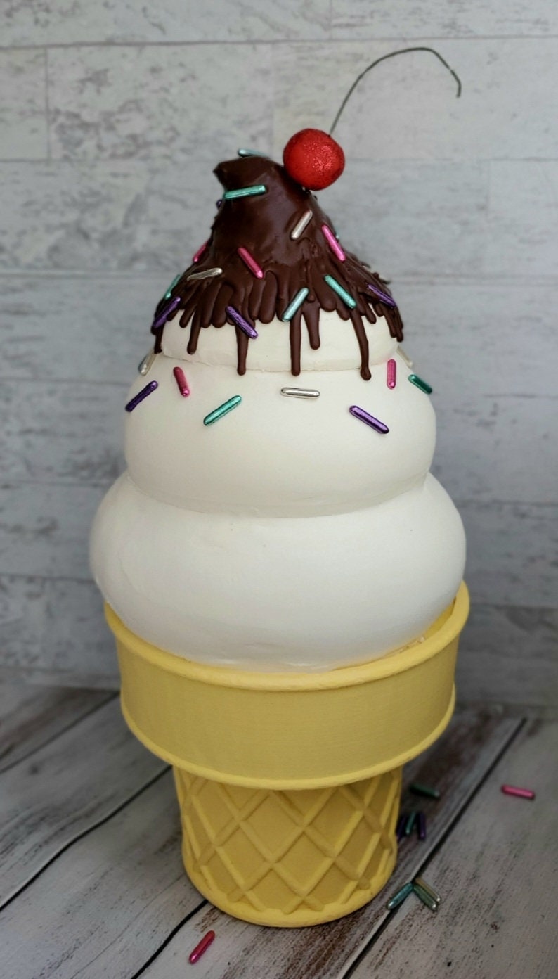 Ice Cream Cone Cake Stand .STL Digital File Etsy