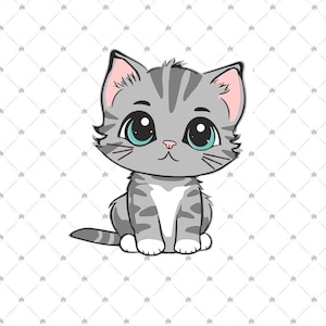 Kitten Cookie Cutter and Stencils