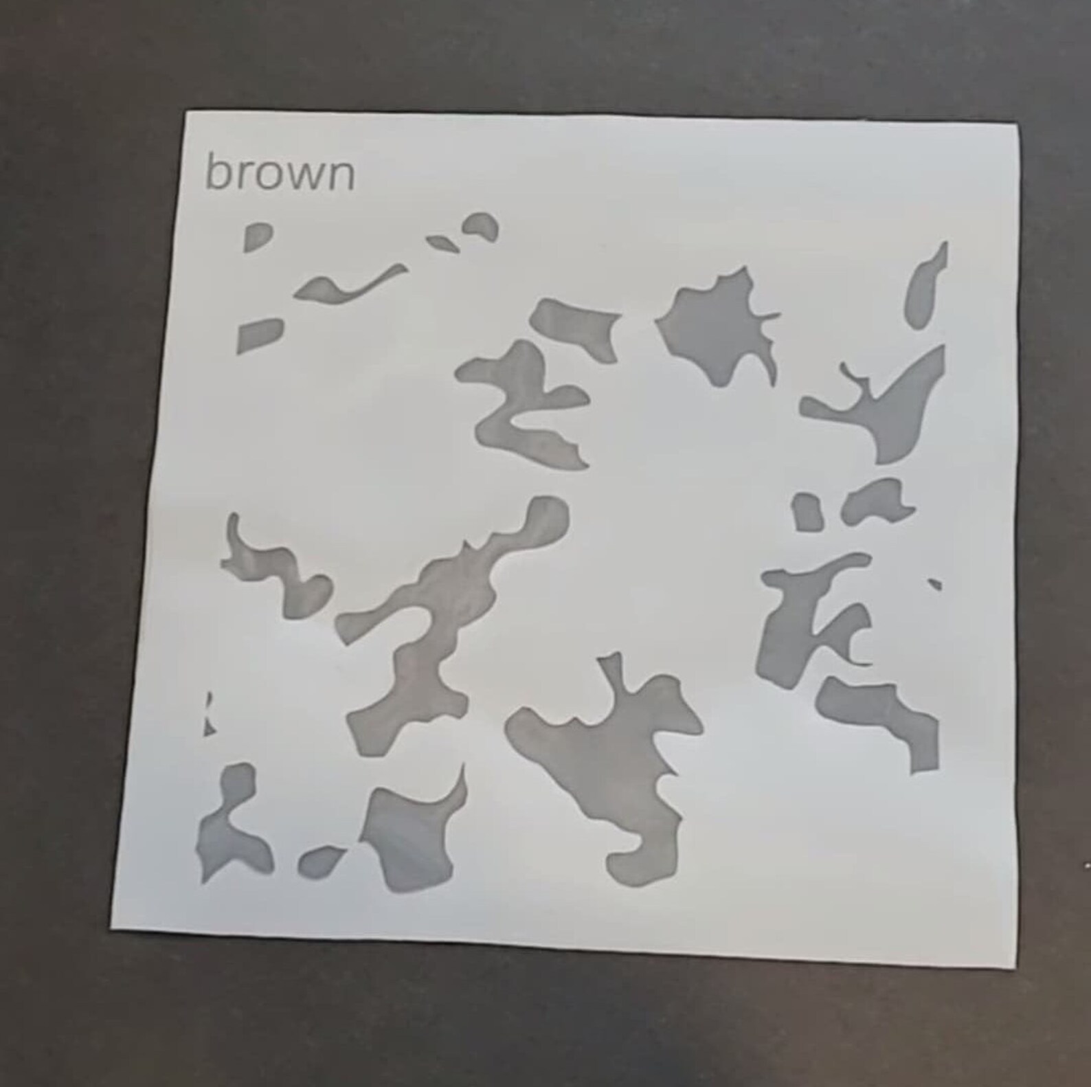 Camo Pattern 3 Piece Silk Screen Cookie Stencil Etsy