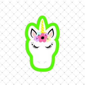 Unicorn Head/Face Cookie Cutter