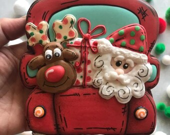 Santa Truck Cookie Cutter