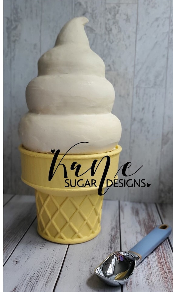 Ice Cream Cone Cake Stand .STL Digital File Etsy