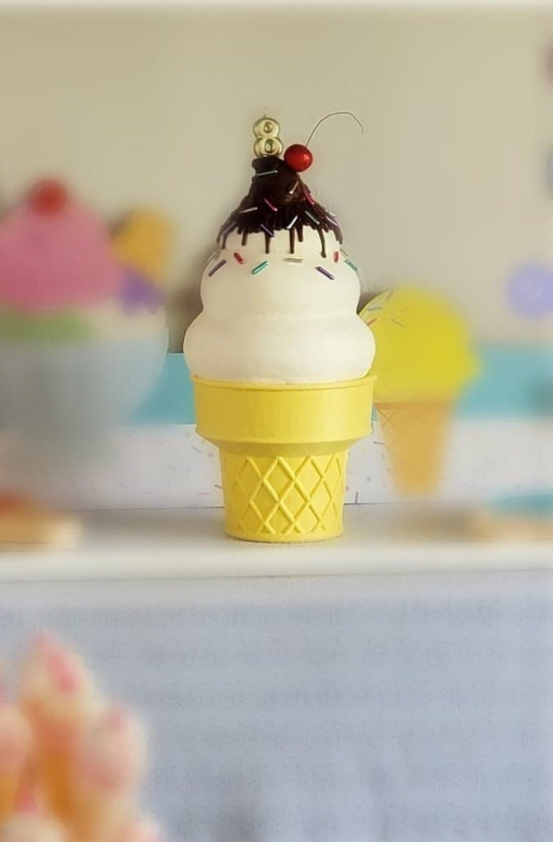 Ice Cream Cone Cake Stand .STL Digital File Etsy