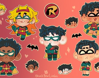 Robin Chibi Sticker Sheet