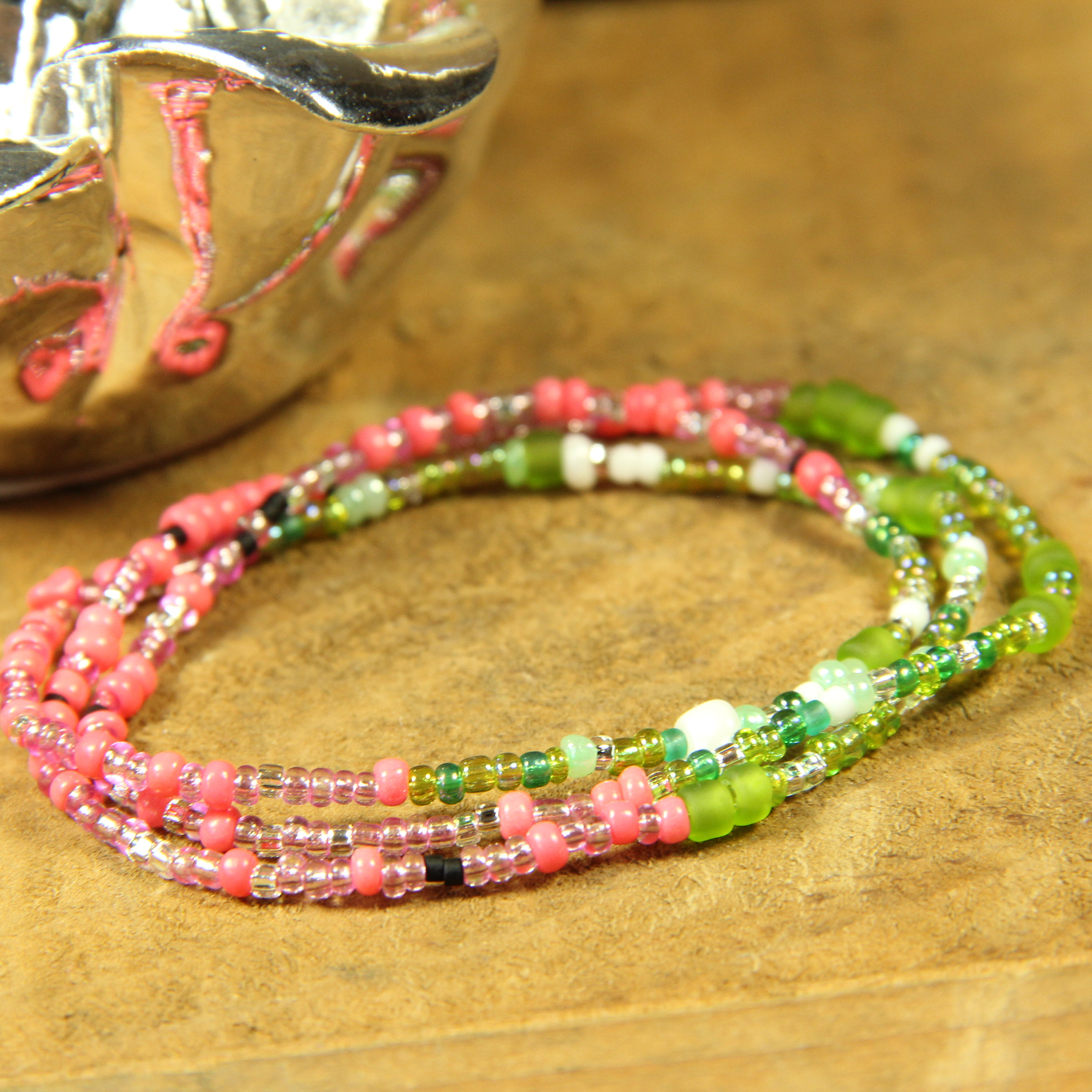 Lilac in Bloom Stretchy Seed Bead Wrap Bracelet Jewelry With Etsy UK