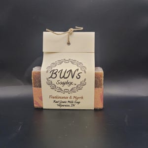 Frankincense &Myrrh RAW Goats milk soap
