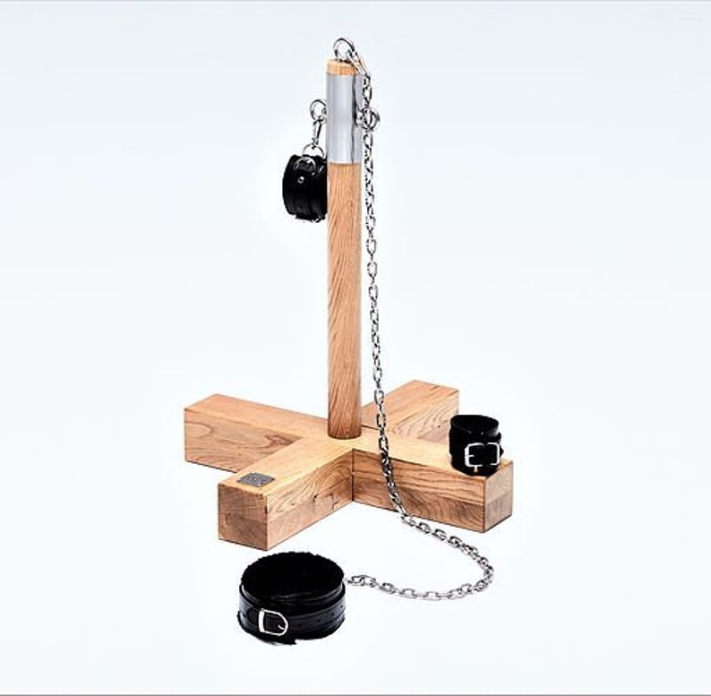 Bdsm wooden cross furniture slave body fixation Deluxe Etsy