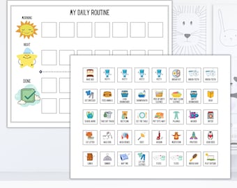 Chore Chart für Kinder, druckbare tägliche To Do-Liste