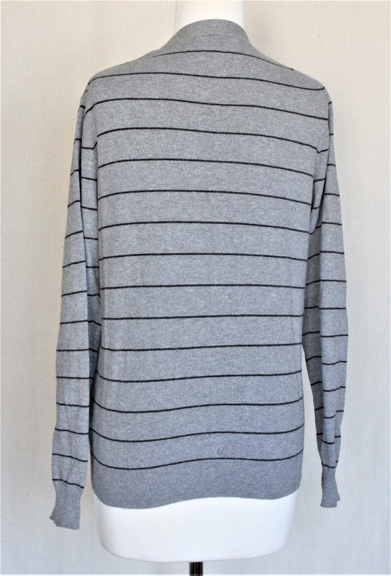 Striped Wool Sweater VintageCashmere Sweater MenJ Crew Boyfriend Cardigan