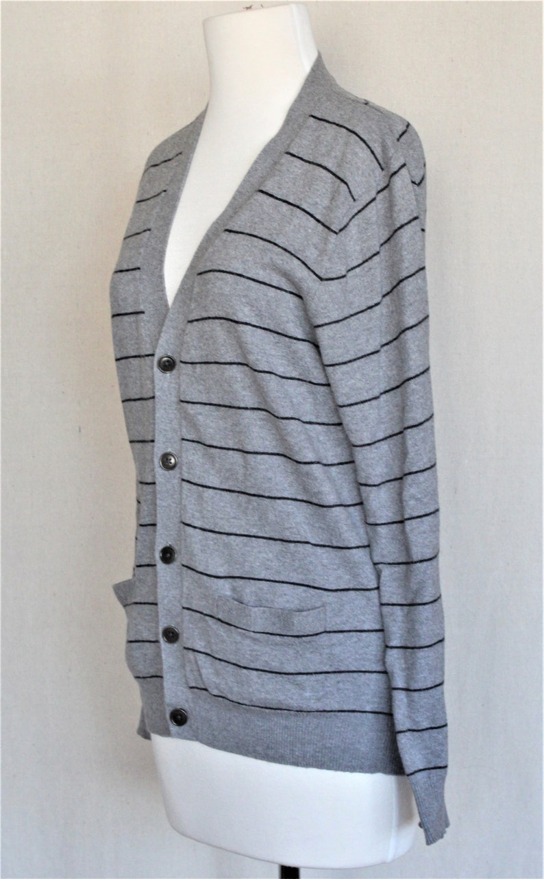 Striped Wool Sweater VintageCashmere Sweater MenJ Crew Boyfriend Cardigan