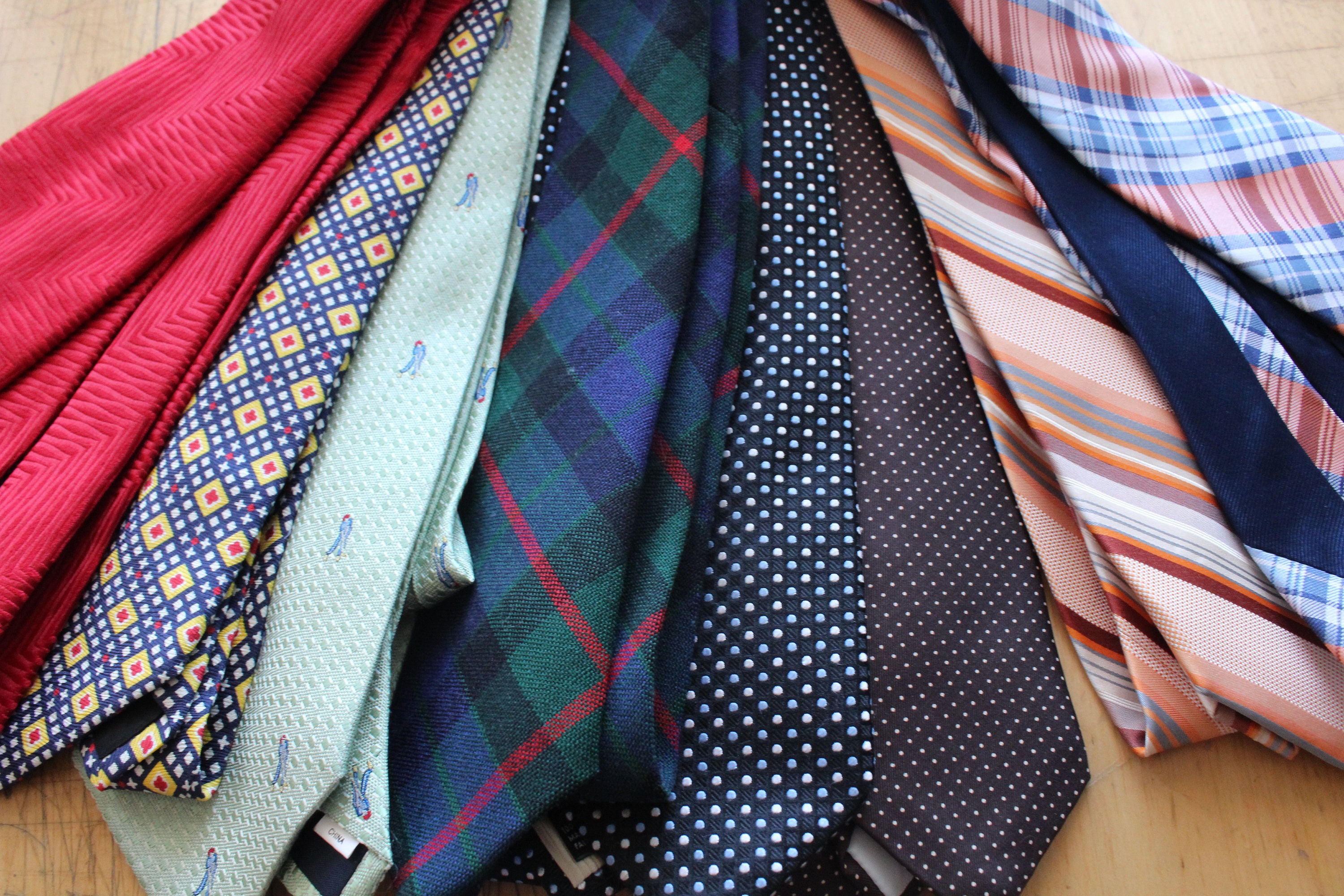 shirt ties from the 80's