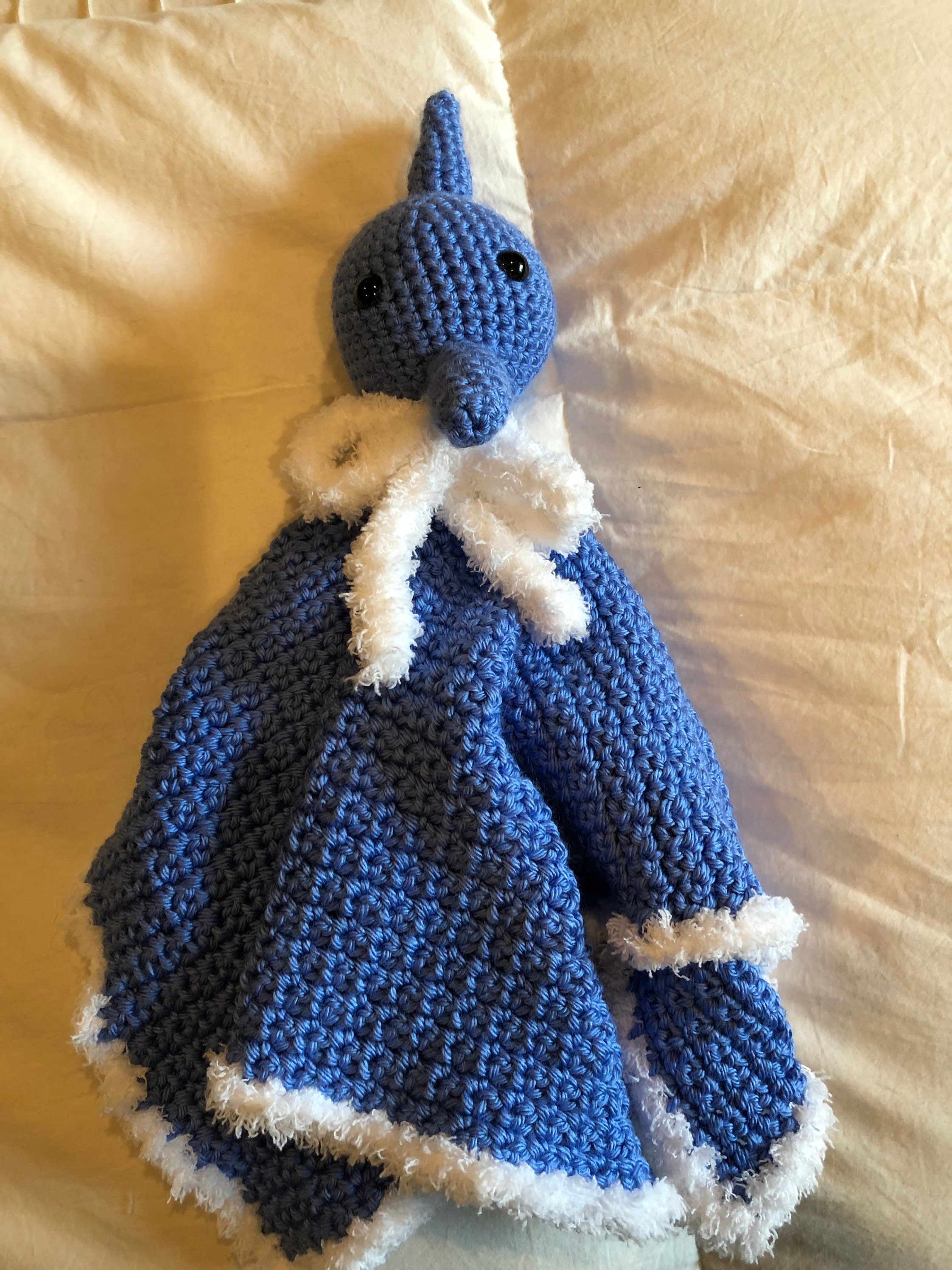 40 Dolphin Crochet Patterns for Ocean-Inspired Amigurumi, Gifts, and Nursery Decor 40 Crochet dolphin lovey/security blanket for babies.