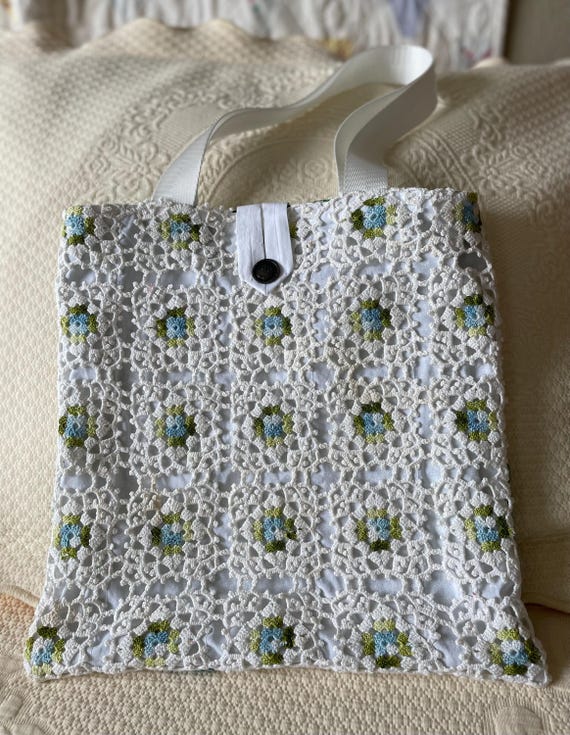 Vintage Doily Tote Bag - Etsy