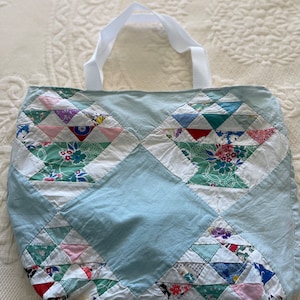 Vintage Quilt Wiederverwendbare Tasche