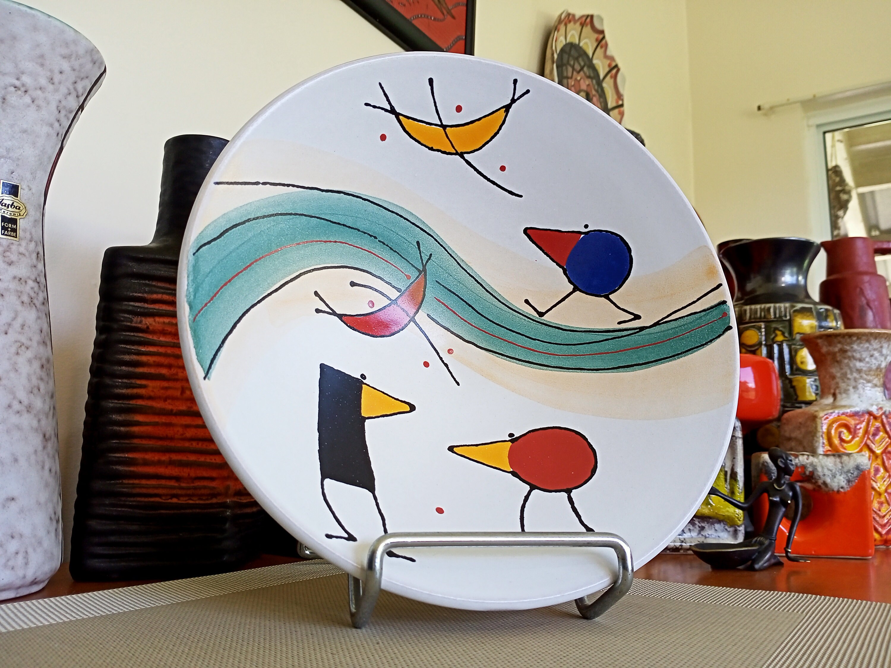 Vintage KMK Bowl, West German Pottery, for Your Lounge Dining