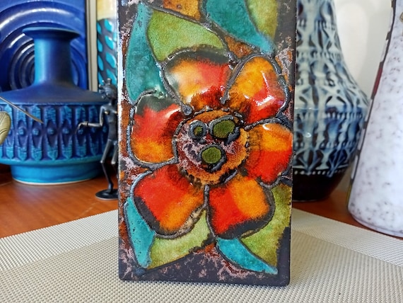 Vintage Ruscha Fat Lava Wall Plate