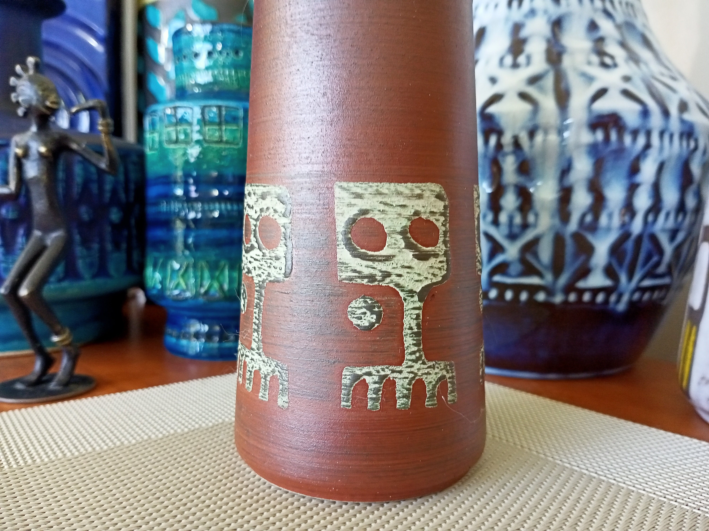A Vintage 1960's Ceramic Vase, West German Pottery by Dumler A Vintage 1960's Ceramic Vase, West German Pottery by Dumler