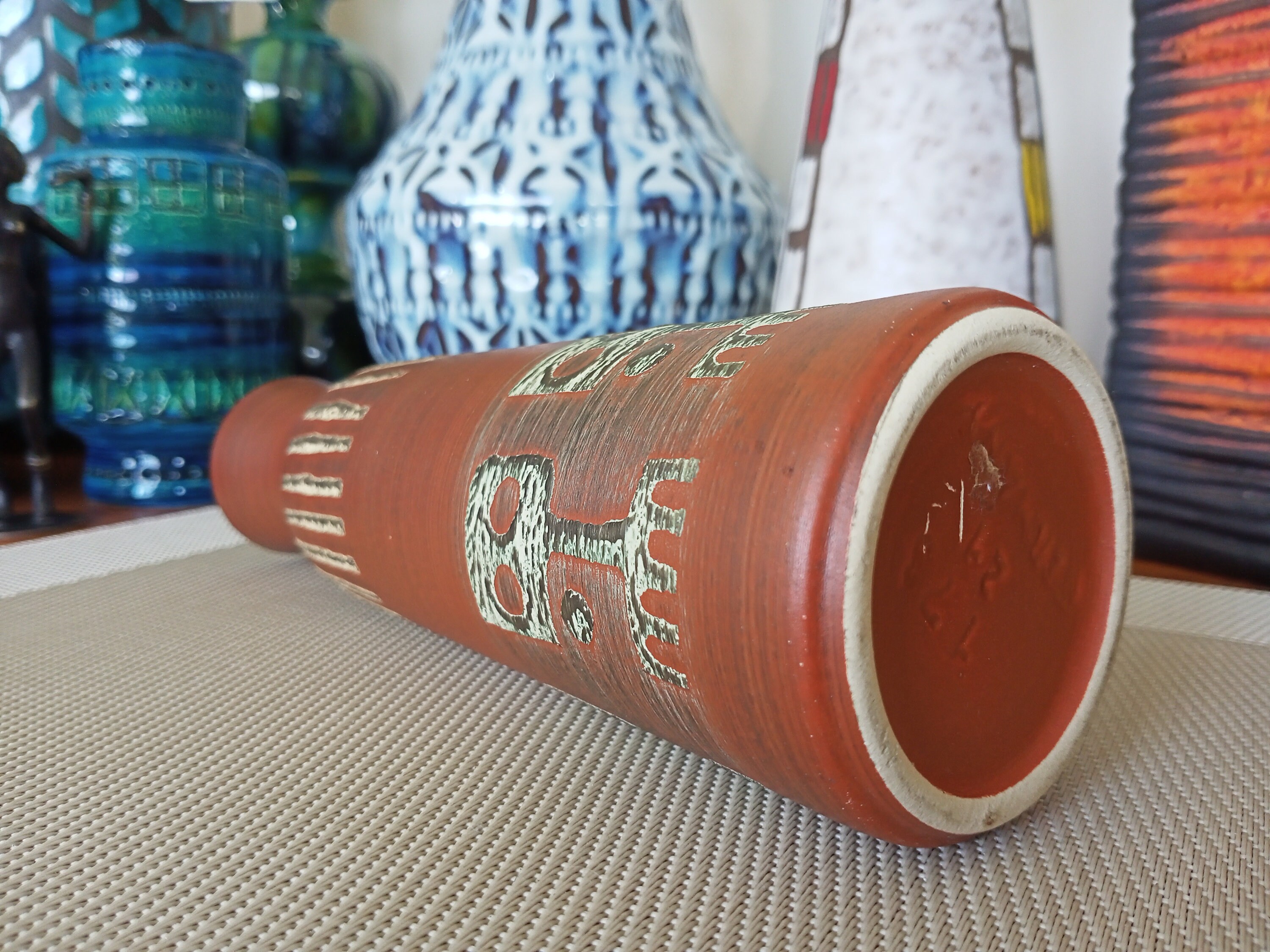 A Vintage 1960's Ceramic Vase, West German Pottery by Dumler A Vintage 1960's Ceramic Vase, West German Pottery by Dumler