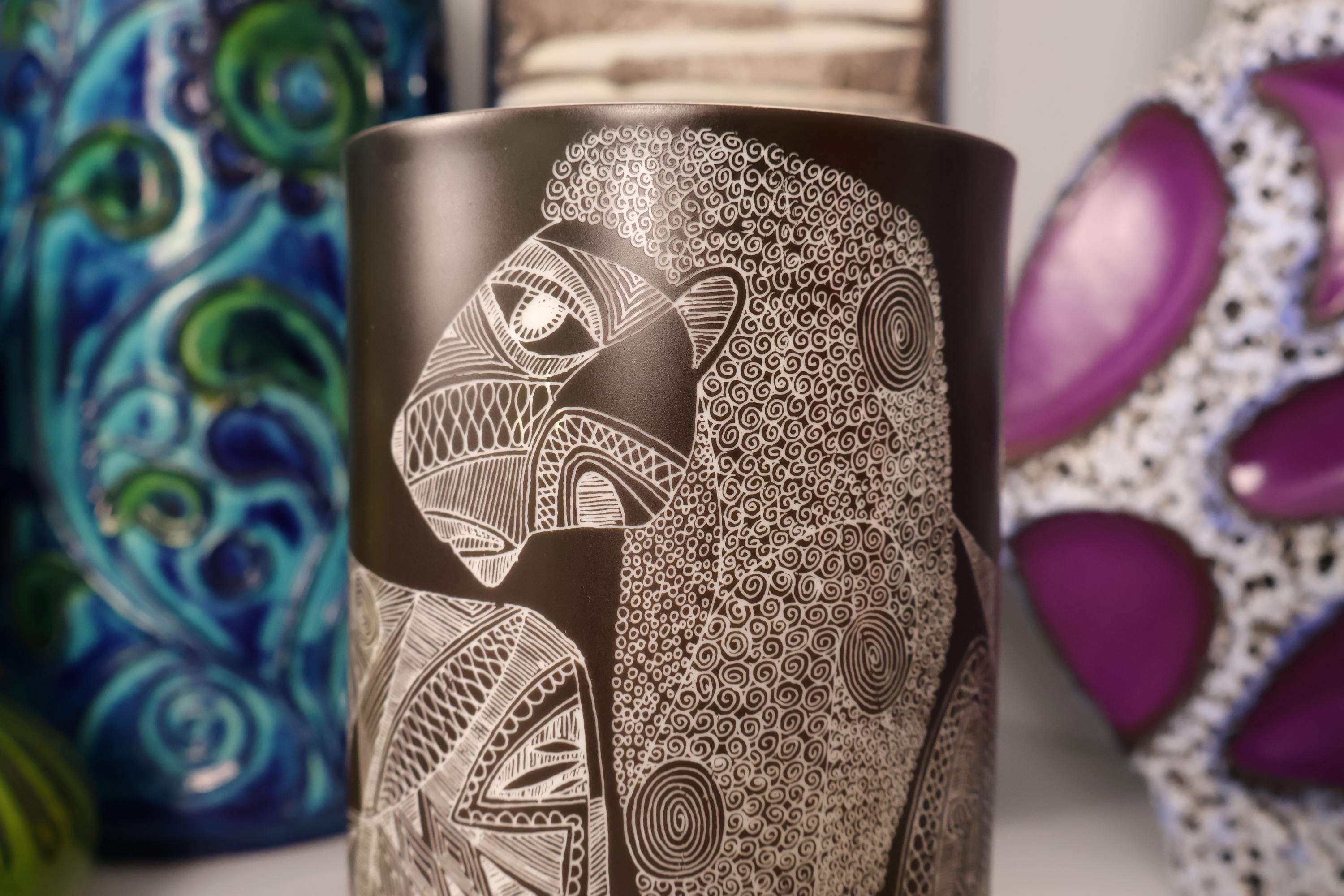 Louis Valtat、VASE、海外版超希少レゾネ、新品額付 Vintage 1960's Rosenthal Vase, Fat Lava Era, Retro Mid Century