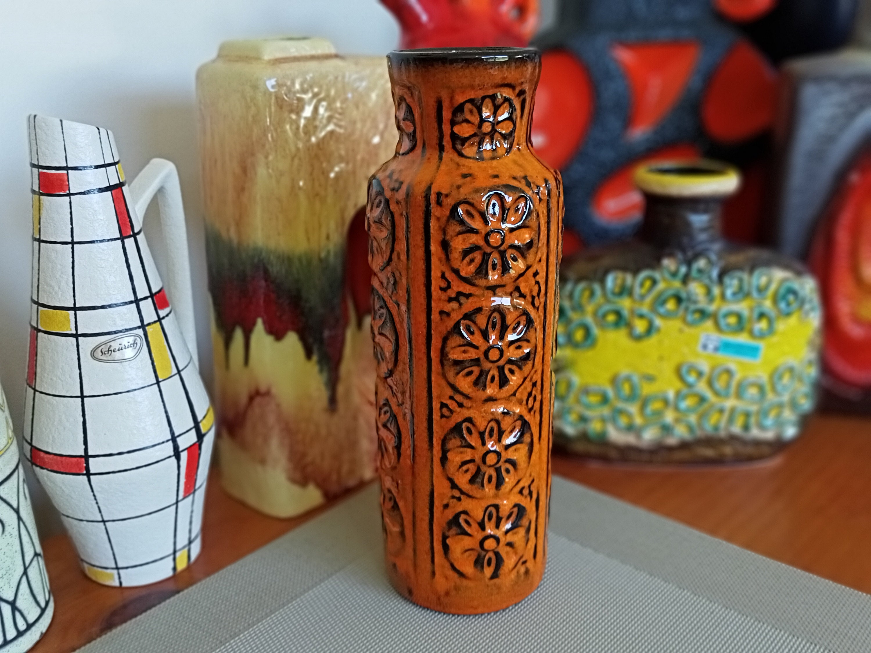 A Vintage 1960s Bay Keramik Vase, West German Pottery, Fat Lava for the Lounge Dining or Kitchen, Abstract Mid Century Design, Bitossi Style - Etsy A Vintage 1960s Bay Keramik Vase, West German Pottery, Fat Lava for the Lounge Dining or Kitchen, Abstract Mid Century Design, Bitossi Style - Etsy