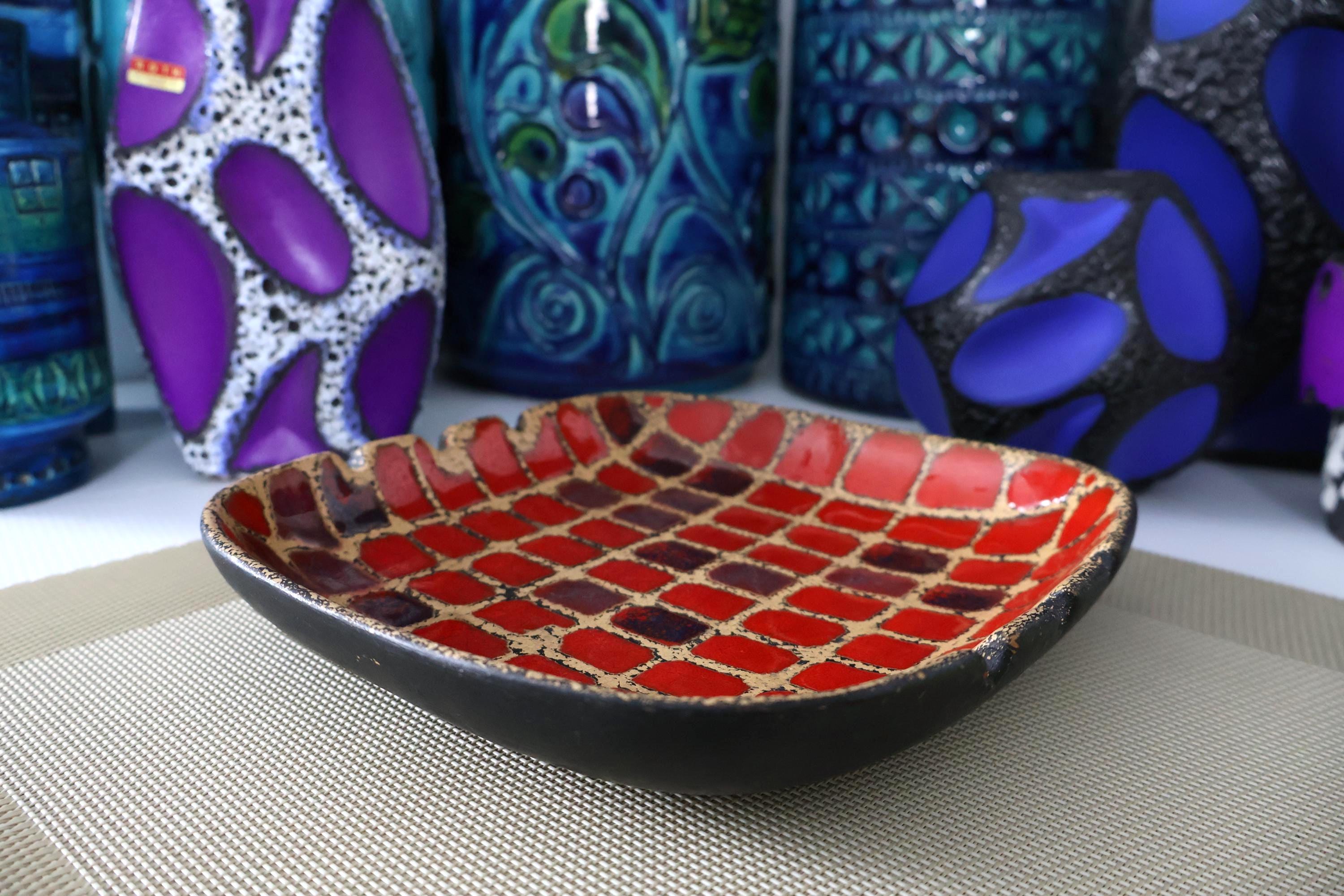 Vintage 1960's Alvino Bagni Ashtray, Italian Pottery for Your