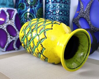 1960年代のヴィンテージ花瓶、西ドイツの溶岩陶器、ラウンジ