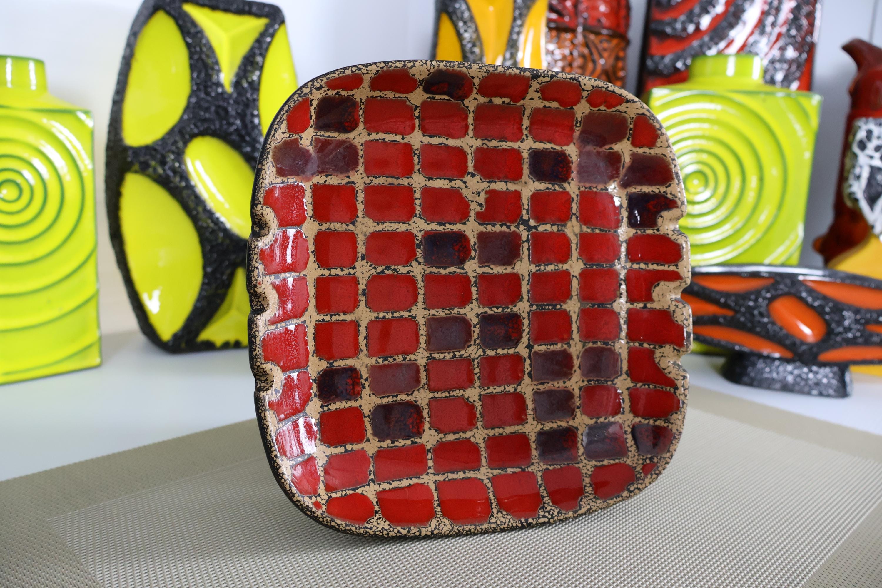 Vintage 1960's Alvino Bagni Ashtray, Italian Pottery for Your