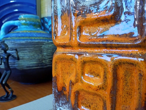 Buy A Vintage 1960's Vase, East German Pottery by Strehla Buy A Vintage 1960's Vase, East German Pottery by Strehla