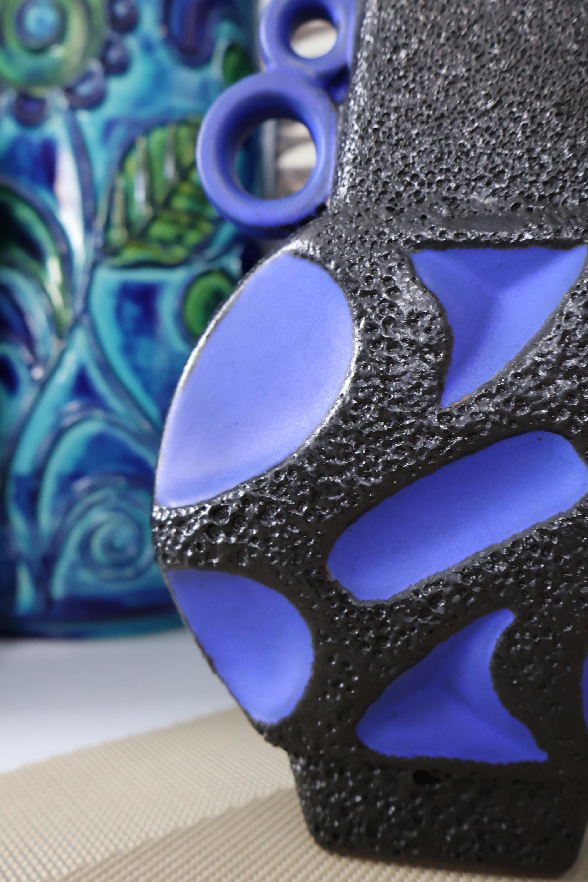 ★１点限り★ Fat Lava Roth keramik 313 希少 Vintage 1970's Roth Keramik 313 Banjo Vase, Fat Lava Pottery