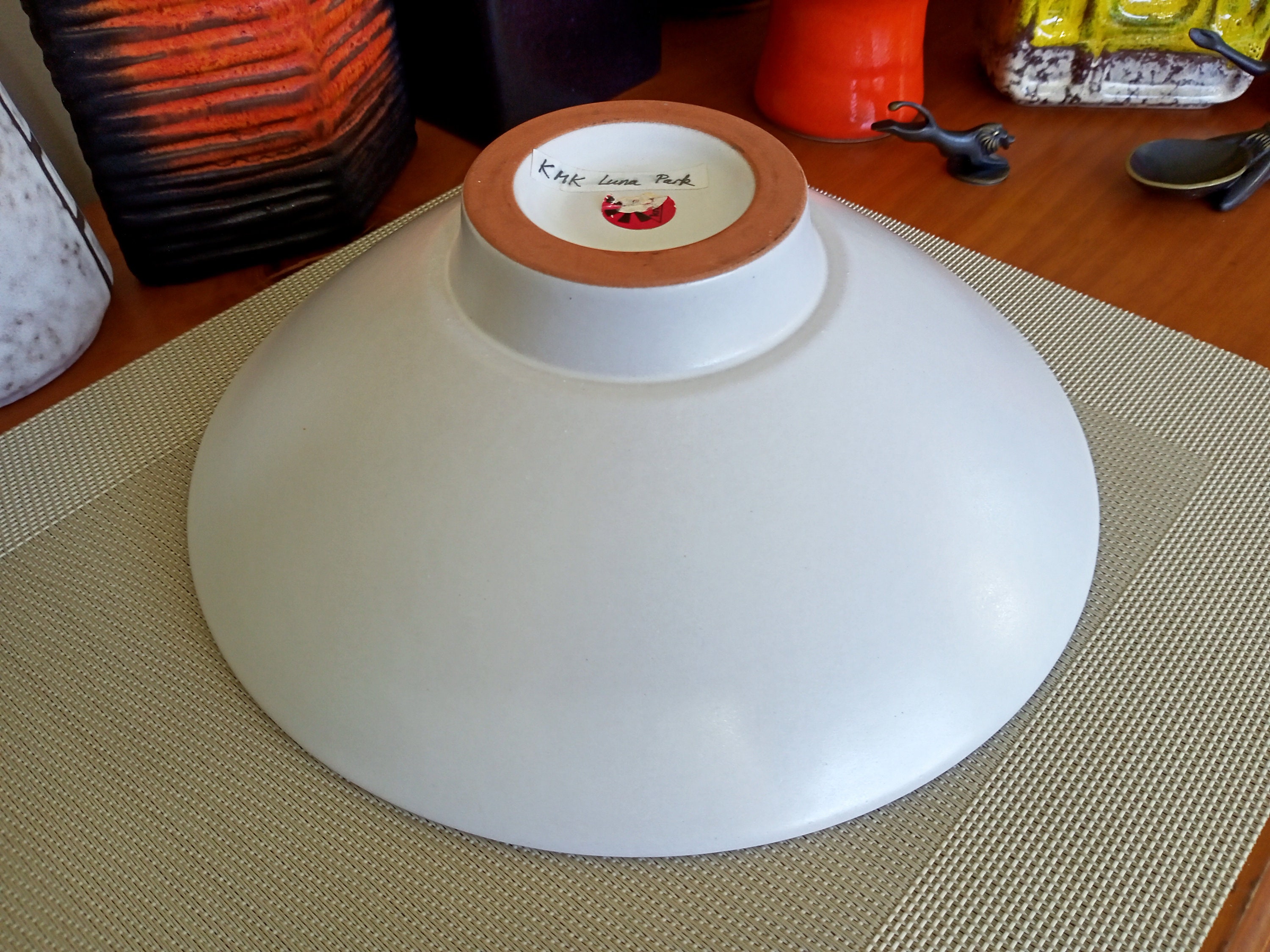 Vintage KMK Bowl, West German Pottery, for Your Lounge Dining
