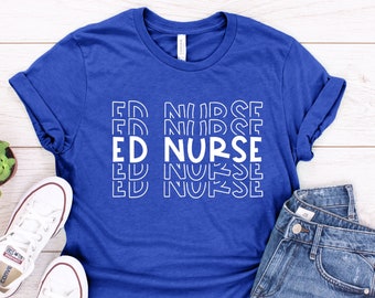 ED Nurse shirt Emergency Nurse shirt Emergency Department Nurse Nurse Tshirt Nurse life shirt Night Nurse shirt   Nurse Tshirt Nurse gift