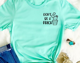 Not a hugger shirt Social distancing shirt cactus shirt Plant lady shirt crazy plant lady shirt introvert shirt Funny cactus shirt pocket