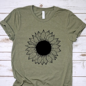 Sunflower shirt Inspirational shirt Sunflower tshirt Sunflower shirts Mom shirt flower shirts Farm shirts Floral shirt flower festival shirt