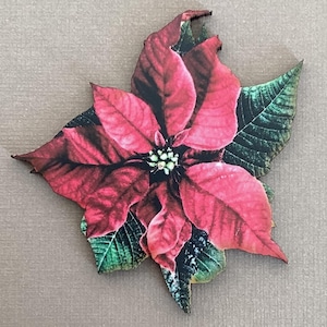 Pin de flor de Pascua/Pin de solapa de flor de Pascua/Colgante de flor de Pascua/Broche de flor de Pascua/Insignia de flor de Pascua,Ideas para regalos de flor de Pascua