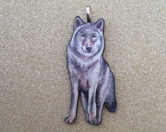 Wolf Anhänger,Wolf Abzeichen,Wolf Brosche,Wolf Schmuck,Wolf Schmuck,Wolf Pins,Wolf Liebhaber Anhänger,Wolf Geschenke