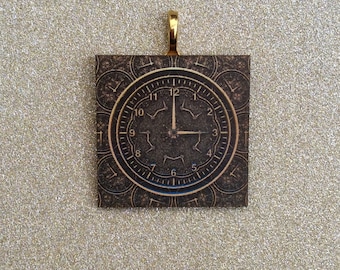Steampunk Clock Pendant /Steampunk Jewelry /Clock Face Pendant/ Steampunk Pendant/Clock Pendants/ Jewellery