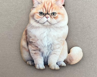 Ginger Cat gift idea /Cat lover Pendant/ Cat lover gift ideas / Ginger Cat Jewellery/Vintage Cat Jewelry/Whimsical Cat Pendants/Cat Pin