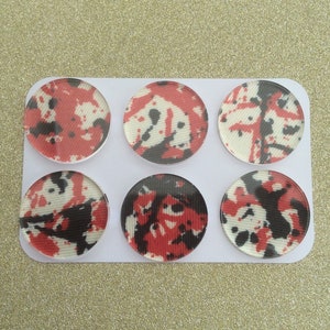 Fluid Art Magnets/Abstract Bookmark/Memo Board Magnets/Magnets /Ink Splatter Magnets/Boho Fridge Magnet sets/ Floral Magnets/Button Magnets