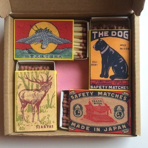 Vintage Matchboxes,Matchbox collection s,Matchbox lover gifts,Matchboxes,Matchstick gifts,Matchbox holder,Dog matchboxes,Animal marches