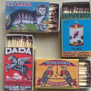 Vintage Matchboxes,Matchbox collection s,Matchbox lover gifts,Matchboxes,Matchstick gifts,Matchbox holder,Dog matchboxes,Animal matchboxes