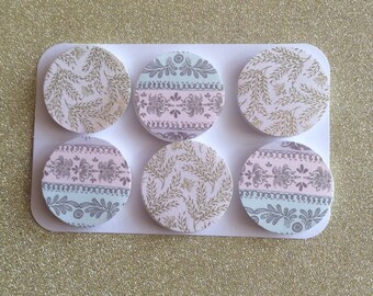 Boho Fridge Magnets /Memo Board Magnets/Magneti /Magneti Pastl /Magneti di Choreboard /Magneti/Magneti floreali/Magneti pulsante