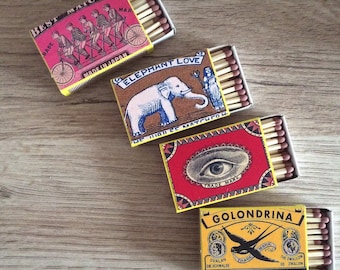 Matchbox sets,Matchbox lover gifts,Eye Matchboxes,Heart Matchstick gifts,Vintage Bird Matchbox holder,Elephant matchboxes,Animal marches