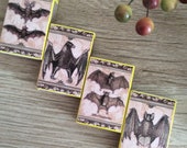 Bat gifts,Bat matchboxes,Bat lover gifts ,Matchbox gift ideas,Bat Match Holders,Bat gift ideas,Vintage Bat Gifts