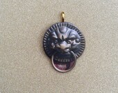 Labyrinth Pendant Door Knocker Jewelry Door Knocker Pendant Architecture Lion Pendant Jareth Pendants Victorian Door Knocker Jewellery
