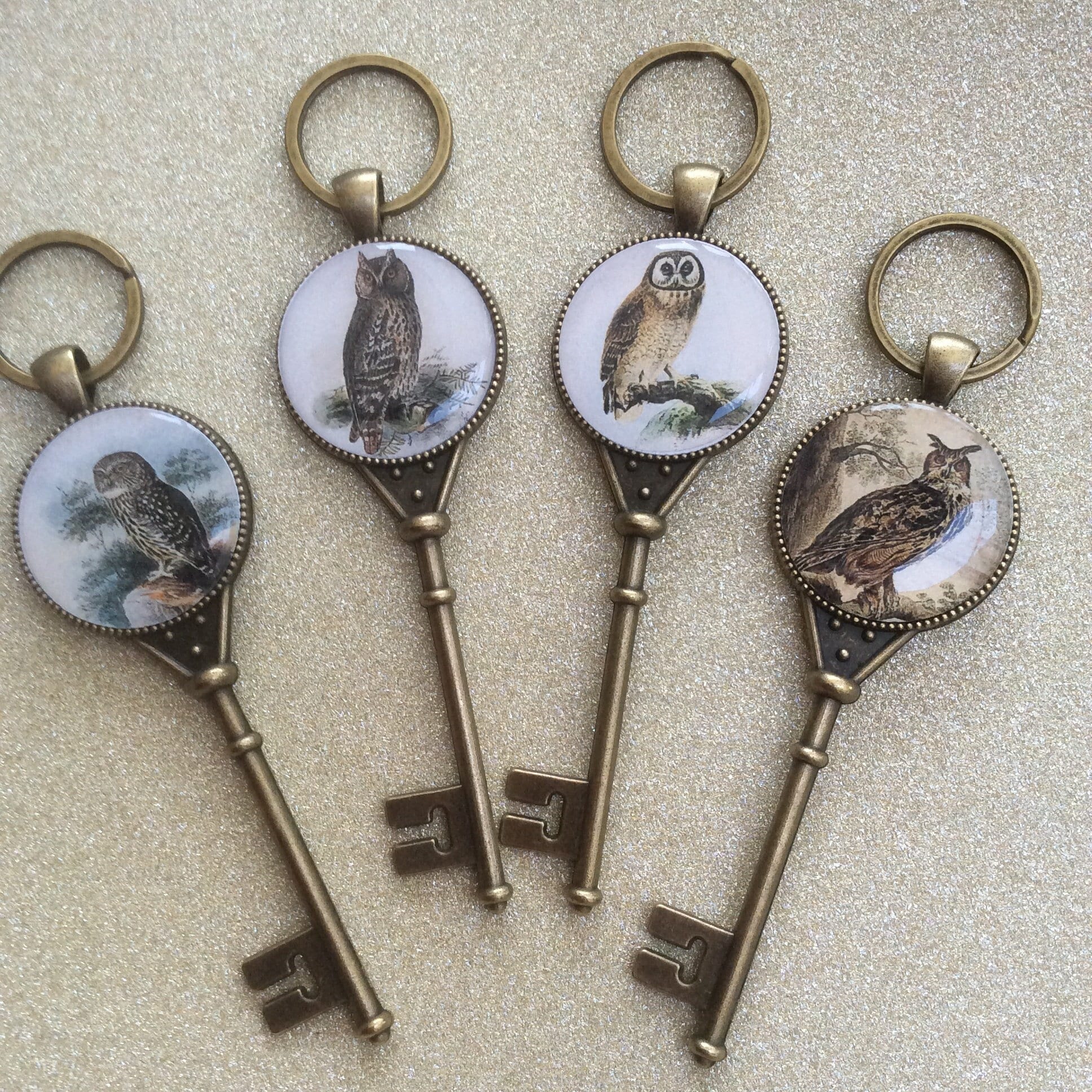 Owl Lover giftKeyring/Owl Keychain /Owl gifts/ Owl stocking fillers/Owl Key Fob /Owl Keychain/ Owl g