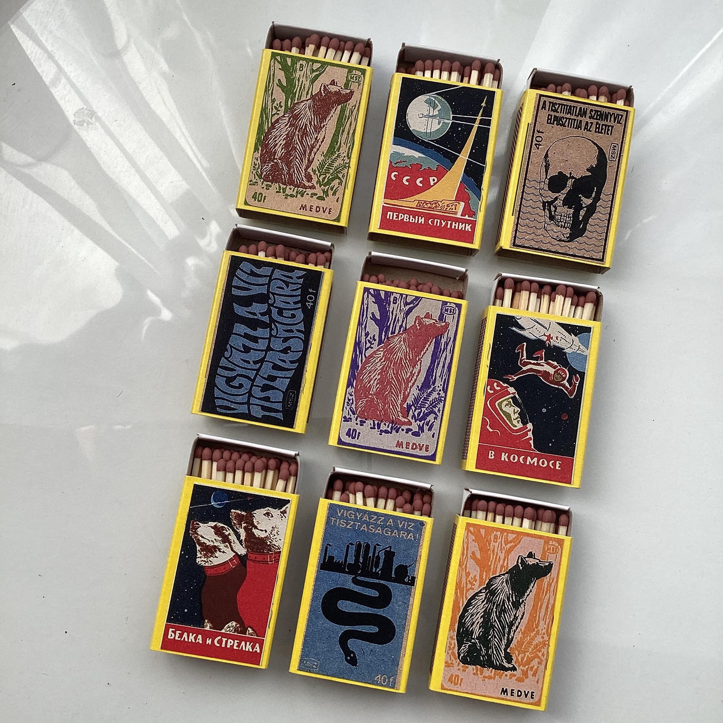 Russian Matchbox Collections, Space Dog Gifts, Soviet Union