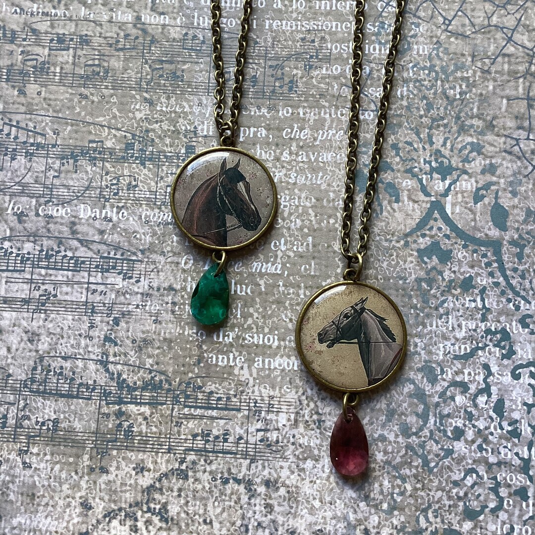 HIJONES Collana Con Ciondolo A Forma Di Testa Di Cavallo In Acciaio